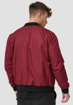 Indicode Jeans Bomberjacke - Bordeaux -INDICODE JEANS Kleidung 01e8982ac0094421b52bf0591460d563