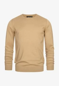 Indicode Jeans GAMAL - Strickpullover - Cornstalk -INDICODE JEANS Kleidung 0e44b59b094f41229a8ebe576064c36d