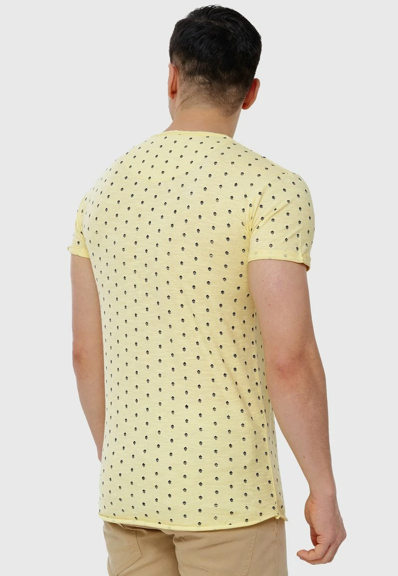 Indicode Jeans T-Shirt Print - Pale Banana 5 Indicode Jeans T-Shirt Print - Pale Banana – Bild 3