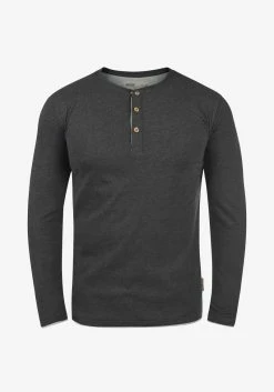 Indicode Jeans IDGIFFORD - Langarmshirt - Charcoal -INDICODE JEANS Kleidung 18afe067a2e042e482c0d04cb3d7c8ea