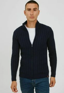 Indicode Jeans PAULOMO - Strickjacke - Navy