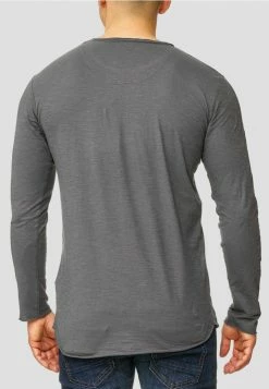 Indicode Jeans LONGSLEEVE WILLBUR - Langarmshirt - Iron 10 Indicode Jeans LONGSLEEVE WILLBUR - Langarmshirt - Iron -INDICODE JEANS Kleidung 1b00cd1cc3644ee6bb4700213bbd589d
