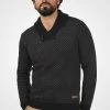 Indicode Jeans IDCOPENT - Strickpullover - Black -INDICODE JEANS Kleidung 1b29b0a7464143fe9af8679eaa426f30