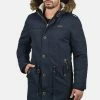 Indicode Jeans IDPULSOOR - Wintermantel - Navy