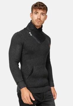 Indicode Jeans DANE - Strickpullover - Raven -INDICODE JEANS Kleidung 240492320c4242fe8947f1493f31bb64