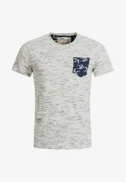 Indicode Jeans BLAINE - T-Shirt Print - Grau -INDICODE JEANS Kleidung 2480c934a4724a1ea4d75da1de629e57