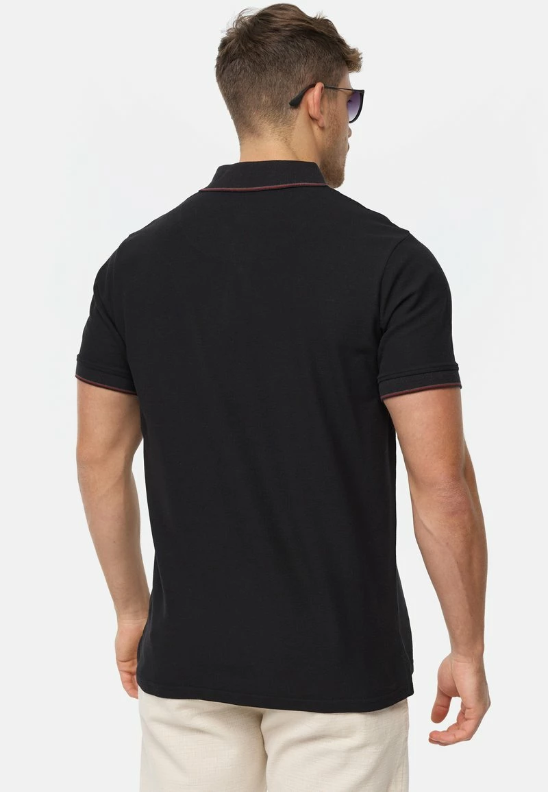 Indicode Jeans WALLO - Poloshirt - Black 5 Indicode Jeans WALLO - Poloshirt - Black – Bild 3