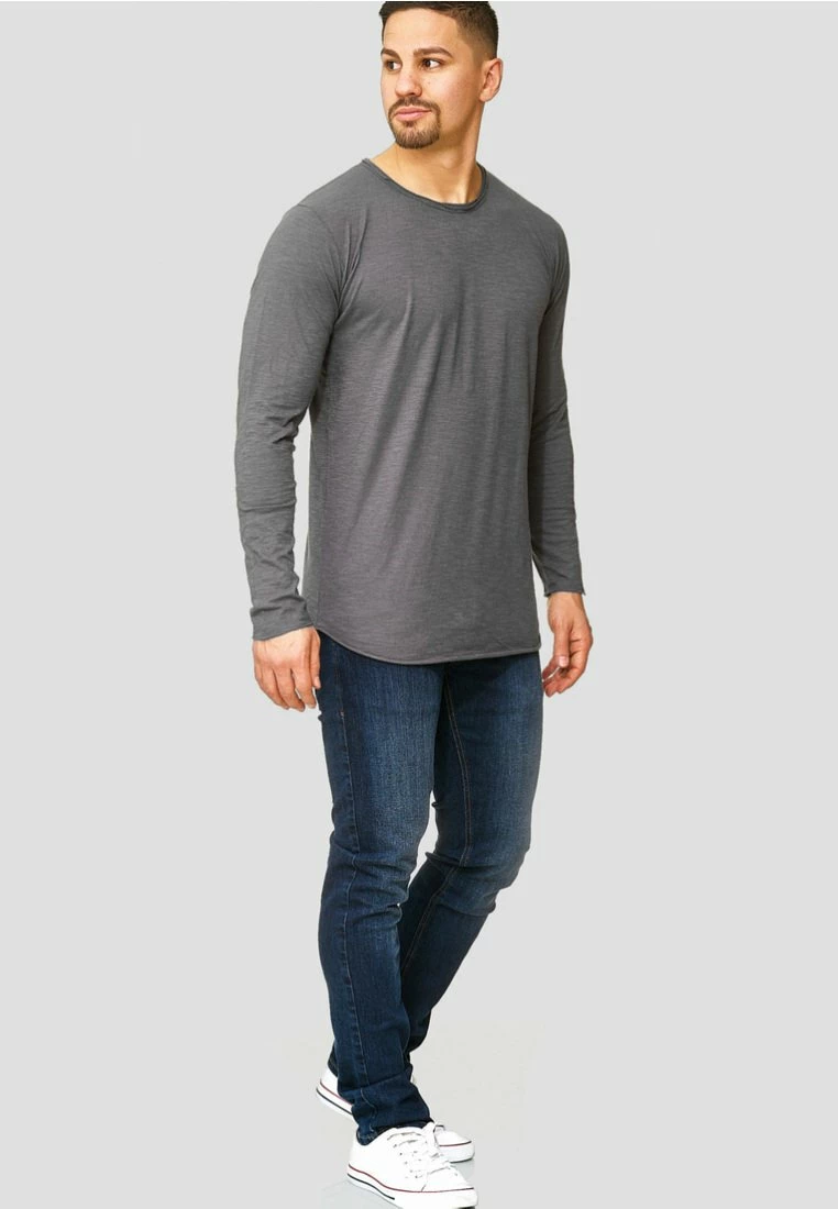 Indicode Jeans LONGSLEEVE WILLBUR - Langarmshirt - Iron 4 Indicode Jeans LONGSLEEVE WILLBUR - Langarmshirt - Iron – Bild 2