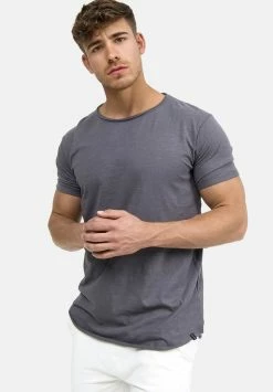 Indicode Jeans WILBUR - T-Shirt Print - Grau -INDICODE JEANS Kleidung 3580f3fb105d466a887861d487cf24e0