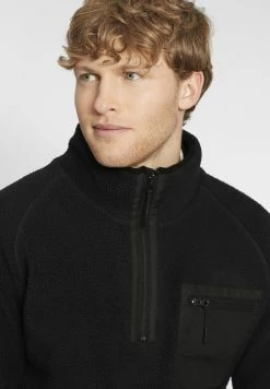 Indicode Jeans IDTROUT - Fleecejacke - Black -INDICODE JEANS Kleidung 361b951dd01a4f39aba409f73cc13620