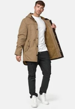 Indicode Jeans Wintermantel - Brown -INDICODE JEANS Kleidung 38a486f6f9bc46dcbf87b7d52be48706