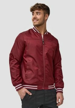 Indicode Jeans MANOS - Bomberjacke - Bordeaux