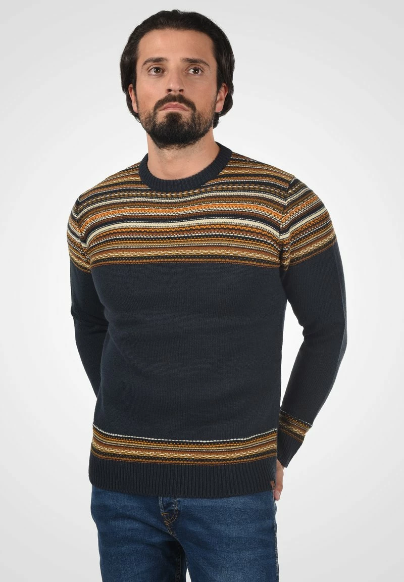 Indicode Jeans IDLURDES - Strickpullover - Navy 3 Indicode Jeans IDLURDES - Strickpullover - Navy