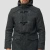Indicode Jeans LIAM - Wintermantel - Black -INDICODE JEANS Kleidung 4089df2ebf33429090653888e6515d5d