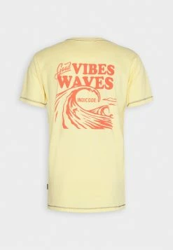 Indicode Jeans WAVE - T-Shirt Print - Golden Haze -INDICODE JEANS Kleidung 4305c5e7ddfe4e478f5b009074f84d22
