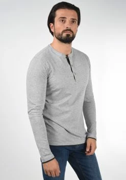 Indicode Jeans IDGIFFORD - Langarmshirt - Light Grey