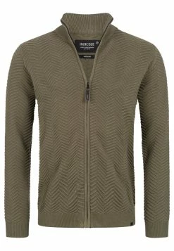 Indicode Jeans LEXSON - Strickjacke - Army -INDICODE JEANS Kleidung 4c1da9849d474368ac305b079b66dacc