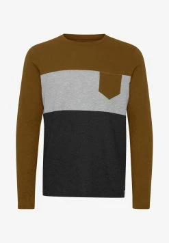 Indicode Jeans IDMATHEO - Langarmshirt - Rubber -INDICODE JEANS Kleidung 5511ddc89a1f4df0bc91823a11871f85