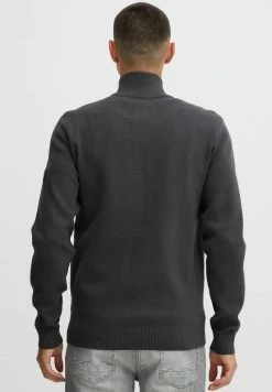 Indicode Jeans IDMEDAN - Strickjacke - Dk Grey -INDICODE JEANS Kleidung 58552062c1894b879d22df607915ff0c