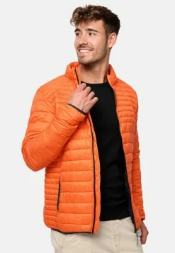 Indicode Jeans Übergangsjacke - Orange -INDICODE JEANS Kleidung 59688f42fa5649a6b7259761d40c28d1