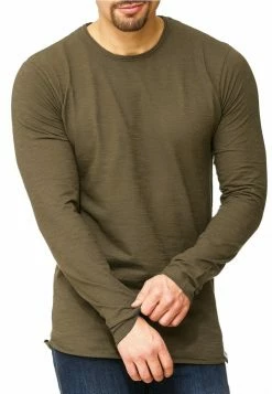 INDICODE JEANS Kleidung 39 Indicode Jeans LONGSLEEVE WILLBUR - Langarmshirt - Dark Green