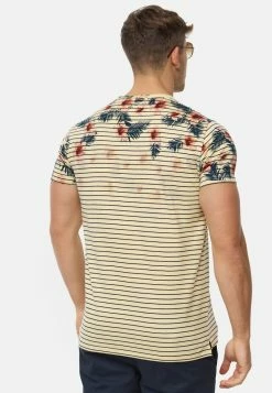 Indicode Jeans ILBO - T-Shirt Print - Golden Haze -INDICODE JEANS Kleidung 5fd25ddc6a0e443f89d85f03df8a33c6