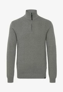 Indicode Jeans IDBANJAMON - Strickpullover - Grey Mix -INDICODE JEANS Kleidung 6135093d92bd4512b5233e0c36edc8c6