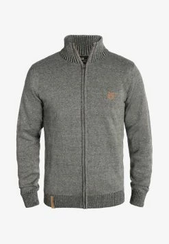 Indicode Jeans IDANDY - Strickjacke - Grey Mix -INDICODE JEANS Kleidung 62d7cc4a200b4054af53fa2ed84e0bbc