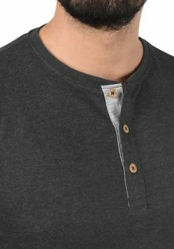 Indicode Jeans IDGIFFORD - Langarmshirt - Charcoal -INDICODE JEANS Kleidung 6430924f015642808ce854bdc7309074