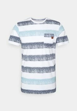 Indicode Jeans HERNANDEZ - T-Shirt Print - Blue Wave