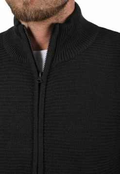 Indicode Jeans RICKERT - Strickjacke - Black -INDICODE JEANS Kleidung 77d008ed7f534c609c1dcc6087f8918a