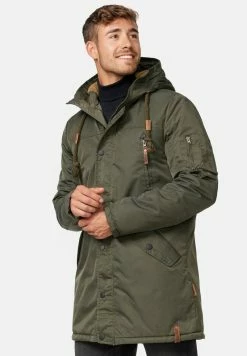 Indicode Jeans BARDSLEY - Wintermantel - Forest -INDICODE JEANS Kleidung 8025b6bab5b643808a4f9691a77ace74