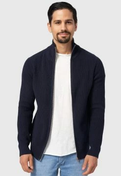 Indicode Jeans DODSON - Strickjacke - Navy -INDICODE JEANS Kleidung 8142ab388d134b07bb4b2a7949bd2836 1