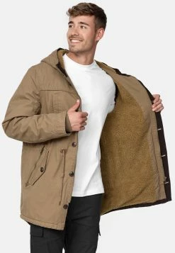 Indicode Jeans Wintermantel - Brown -INDICODE JEANS Kleidung 85c2f321a2c64b50af46d4d8b3e8f7dc