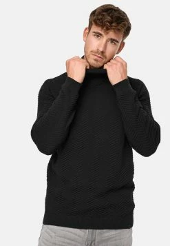 Indicode Jeans Strickpullover - Black