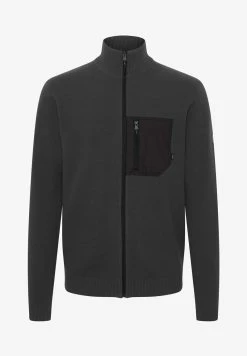 Indicode Jeans IDMEDAN - Strickjacke - Dk Grey -INDICODE JEANS Kleidung 8dc6701597f24d3687f46cc6e00d8b44