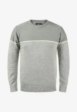 Indicode Jeans IDLYNN - Strickpullover - Light Grey -INDICODE JEANS Kleidung 8f1f44d5c7f74de1b4728bfddb193203