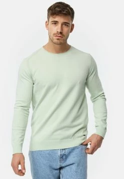 Indicode Jeans GAMAL - Strickpullover - Sea Foam -INDICODE JEANS Kleidung 9a2986925f904c3a80290d442d1a3de8 1