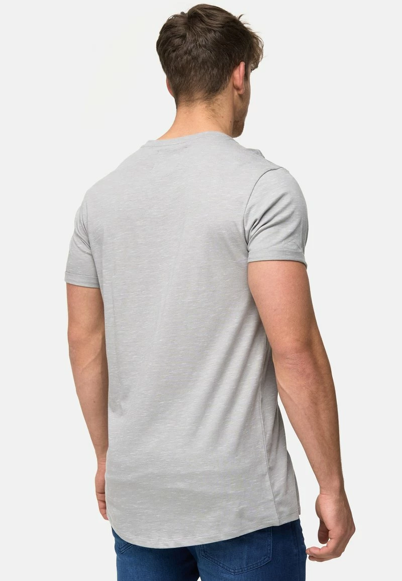 Indicode Jeans KLOGE - T-Shirt Basic - Grey 5 Indicode Jeans KLOGE - T-Shirt Basic - Grey – Bild 3