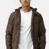 Indicode Jeans MIGUEL - Kunstlederjacke - Brown