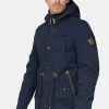 Indicode Jeans Wintermantel - Navy