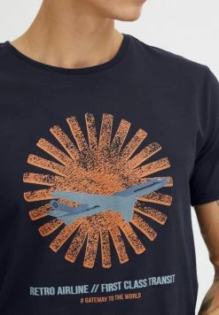 Indicode Jeans IDRONNY - T-Shirt Print - Navy -INDICODE JEANS Kleidung a73d3088eff2412f907e29166ecd844e