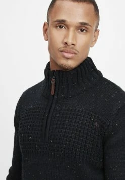 Indicode Jeans IDOSLO - Strickpullover - Black -INDICODE JEANS Kleidung a935a4a79f854c728cbdf119f4c05b4a