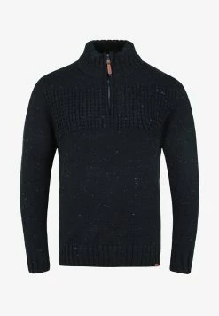 Indicode Jeans IDOSLO - Strickpullover - Black -INDICODE JEANS Kleidung ac7b88de1b2b4f03bd65ba04dc73b67f