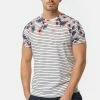 Indicode Jeans ILBO - T-Shirt Print - Offwhite 2 Indicode Jeans ILBO - T-Shirt Print - Offwhite -INDICODE JEANS Kleidung b6ba1519c3b6447ca22e09bbd0a7e5b5