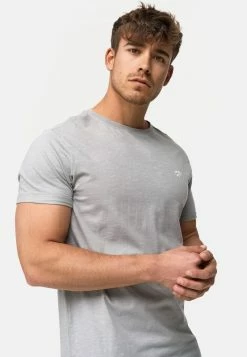 Indicode Jeans KLOGE - T-Shirt Basic - Grey 11 Indicode Jeans KLOGE - T-Shirt Basic - Grey -INDICODE JEANS Kleidung ba2bce35f1c64fe494193bb88bc5dade