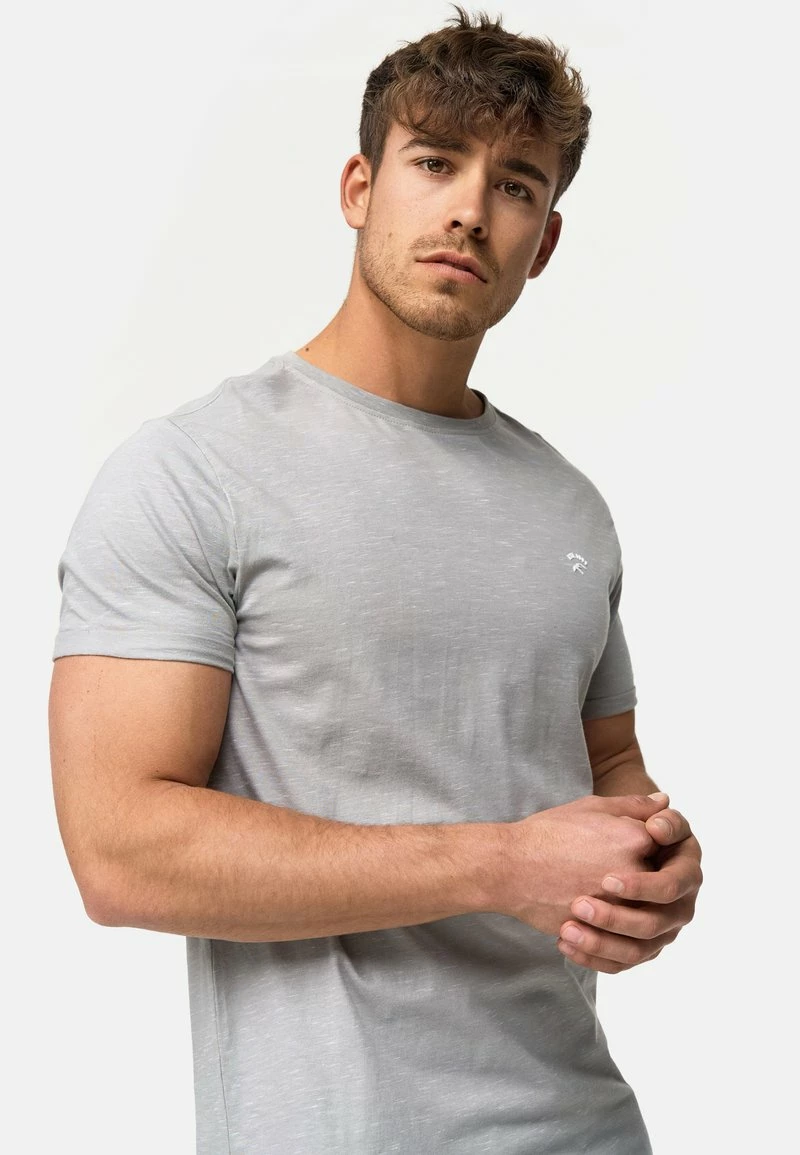 Indicode Jeans KLOGE - T-Shirt Basic - Grey 6 Indicode Jeans KLOGE - T-Shirt Basic - Grey – Bild 4
