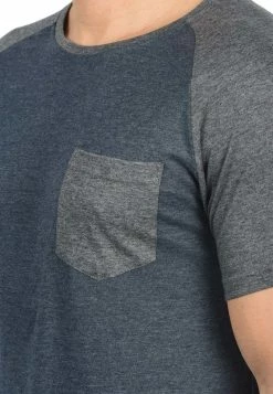 Indicode Jeans IDGRESHAM - T-Shirt Print - Blue -INDICODE JEANS Kleidung be430bc2a5784d93b47e5354b3fcc8c9