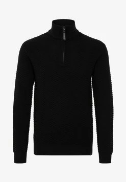 Indicode Jeans IDBANJAMON - Strickpullover - Black -INDICODE JEANS Kleidung c2d54bd66583435d952510d71fe0a4d3