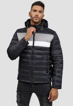 Indicode Jeans HAMPSHIRE - Winterjacke - Black Mix